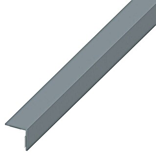 Winkelprofil (2.500 x 20 x 20 mm, Stärke: 1 mm, PVC, Grau)