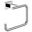Grohe Essentials Cube Toilettenpapierhalter (Ohne Deckel, Chrom, Glänzend)