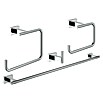 Grohe Essentials Cube Bad-Set 4in1 Variante 2 (4-tlg., Chrom, Glänzend)