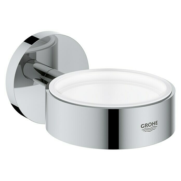 Grohe Essentials Becher- & SeifenhalterChrom, Glänzend Front View