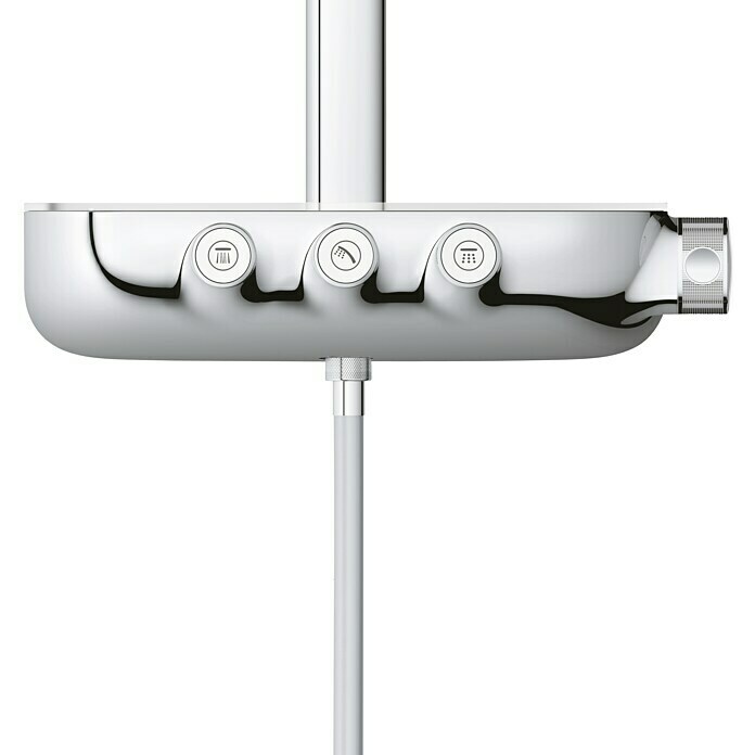 Grohe Duschsystem Rainshower SmartControl 360Mit Thermostatarmatur, Lochabstand: 100,6 cm, Anzahl Strahlarten: 3 Stk., Chrom Detail Shot