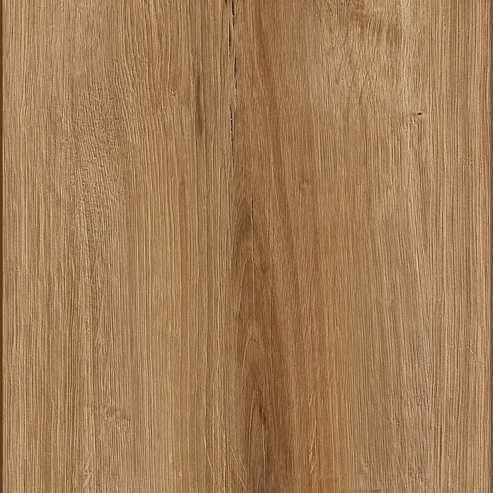 MyStyle MyDream Laminatmuster Golden Vista Oak - 200 x 195 x 14 mm, Landhausdiele - Detailaufnahme einer Holzoberfläche mit ausgeprägter Maserung und warmen Farbtönen, ideal für Möbel oder Innenraumgestaltung.