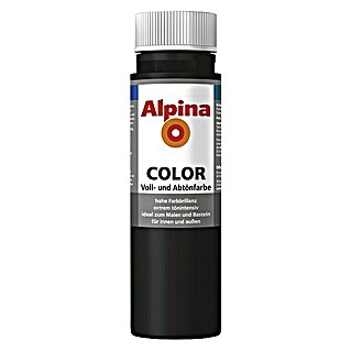 Alpina Vollton- & Abtönfarbe Color (Night Black, Matt, 250 ml, Lösemittelfrei)