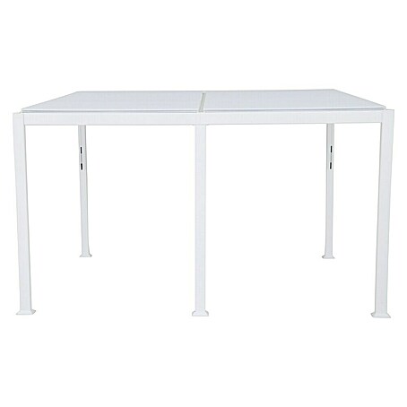Sunfun Pérgola adosada Palma (An x Pr: 400 x 300 cm, Blanco)