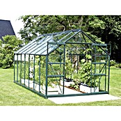 Vitavia Gewächshaus Uranus 11500 (4,45 x 2,57 x 2,46 m, Farbe: Smaragd, Einscheibensicherheitsglas (ESG), 3 mm)