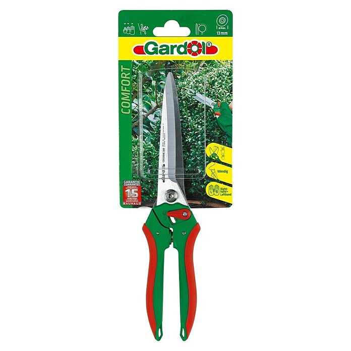 Gardol Comfort Schaar voor vormsnoei (Bypass, Max. takdikte: 13 mm, Handgrootte variabel instelbaar)