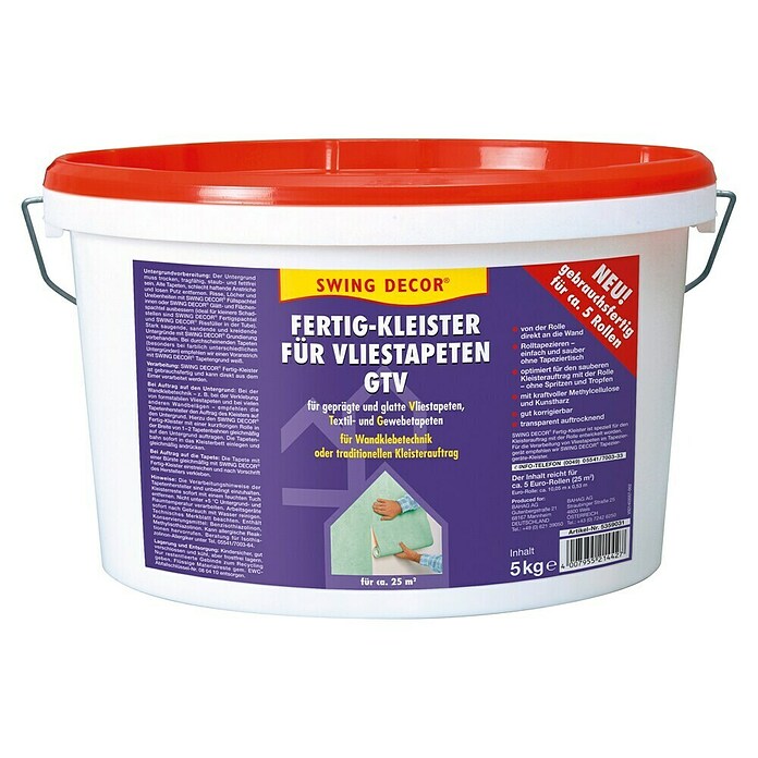 Swing Decor Vliestapeten-Kleister GTV (5 kg)