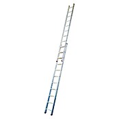 Corda Escalera extensible (Altura de trabajo: 6,2 m, 2 x 11 peldaños, Aluminio)