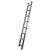 Krause Corda Escalera de peldaños simples (Altura de trabajo: 3,2 m, Número de peldaños: 8 peldaños, Aluminio)