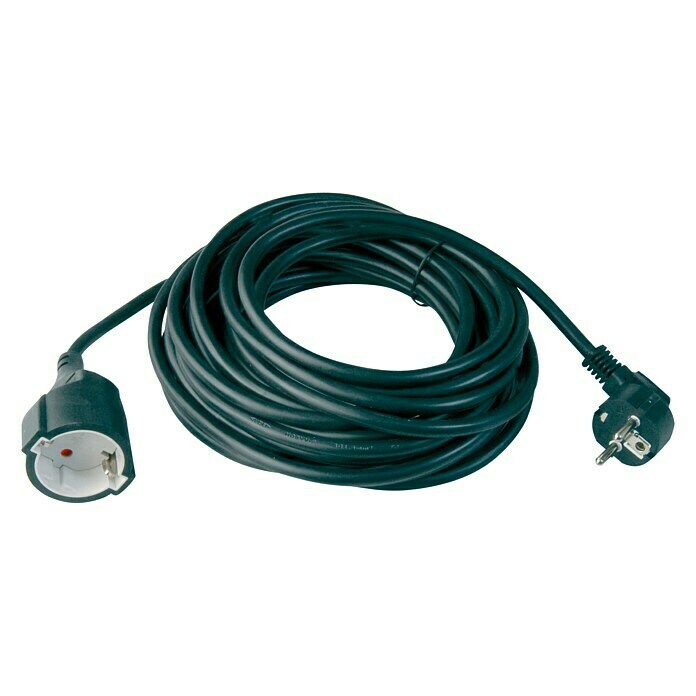 Podaljševalni kabel  (10 m, Črne barve, H05VV-F) | 3223 - Verlängerungen Innen | CBDA - Verlängerungen | CBD - Verlängerungen, Tischsteckdosen, Kabelt | CB - Elektroinstallation | C - Elektro | BAUHAUS