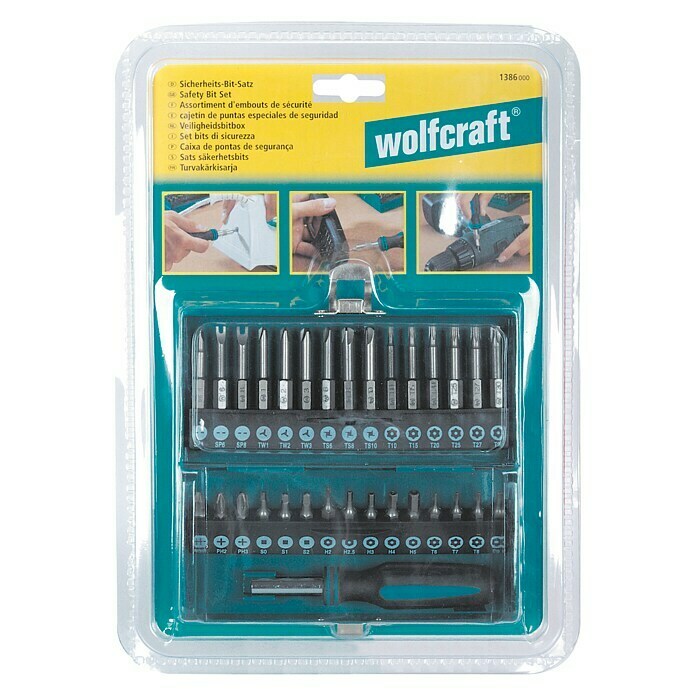 Wolfcraft Set de puntas (31 piezas)