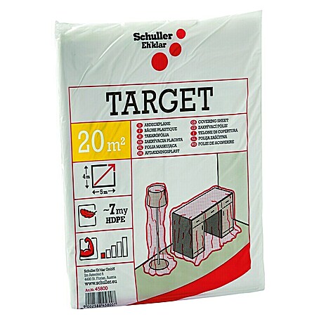 Schuller Abdeckfolie Target S7 (L x B: 5 x 4 m, 20 m²)