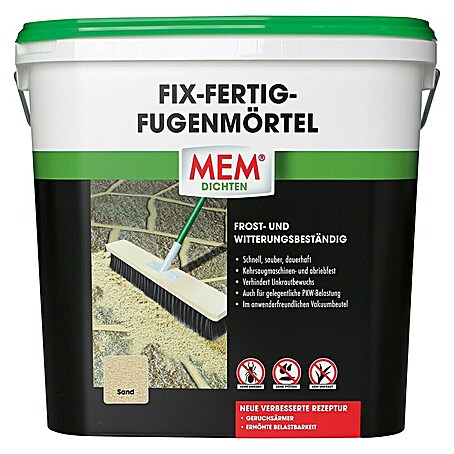 MEM Fugenmörtel Fix-Fertig (Sandgrau, 12,5 kg)