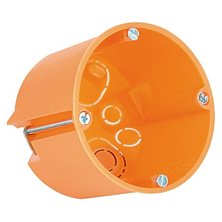 Dietzel Univolt Hohlwanddose (Ø x H: 68 x 61 mm, 1-fach, Orange, 20 Stk.)