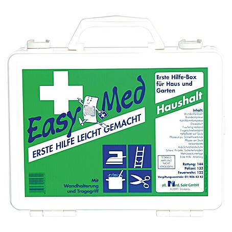 EasyMed Verbandkasten Haushalt und Garten (Einsatzbereich: Haushalt)