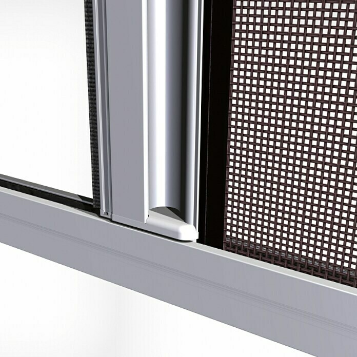 Windhager Insektenschutz-Fensterrollo Plus (160 x 160 cm, Weiß, Klebebefestigung)