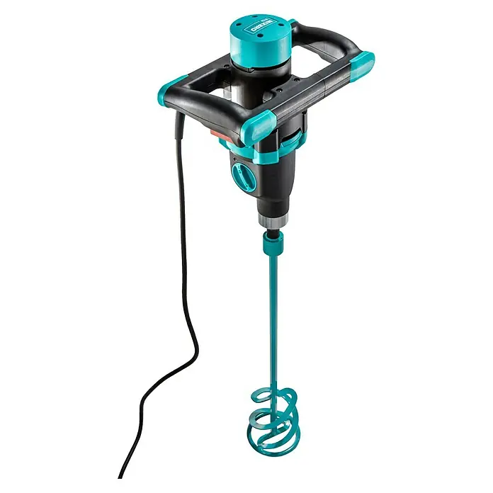 Collomix Mixbro Rührwerk M150 - Mischvolumen: 70 l, Gangzahl: 2 Stk. - Mörtelrührer: Der Mixbro 1600 Mörtelrührer ist ideal zum Mischen von Mörtel, Beton und anderen Baustoffen. Mit ergonomischem Griff.