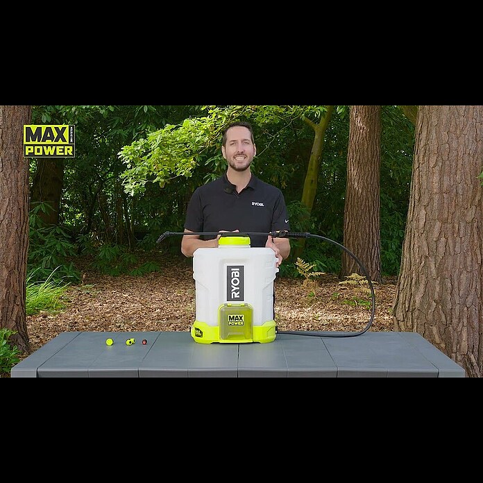 Ryobi Max Power Drucksprühgerät 36V RY36BPSA-0 (Betriebsdruck: 1,3 bar - 6,4 bar, Kunststoff) | BAUHAUS