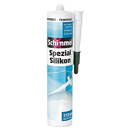SchimmelX Silikon Spezial-Silikon (Transparent, 310 ml)