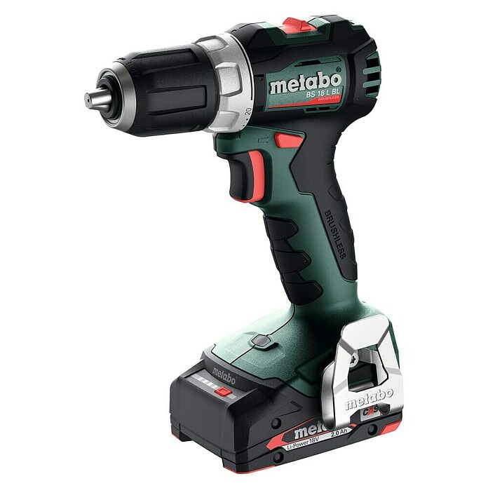 Metabo CAS 18V Akku-Bohrschrauber BS 18 L BL (18 V, 2 Akkus, 2 Ah, 65 Nm) | BAUHAUS