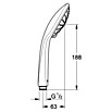 Grohe Handbrause (Anzahl Funktionen: 2, Chrom)