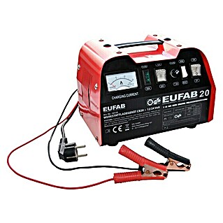Eufab Batterie-Ladegerät CB20 (Geeignet für: Bleibatterien, 5,5 A (12V); 8,5 A (24 V))