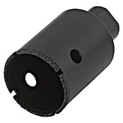 Wolfcraft Sierra de corona diamantada Amoladora Ceramic (Diámetro taladro: 40 mm, Profundidad de corte: 45 mm, Rosca M14)