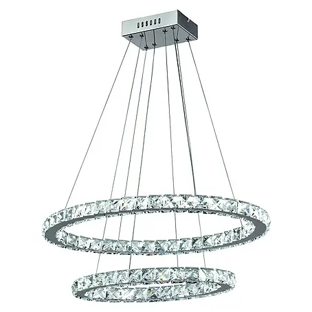 Tween Light  LED-Pendelleuchte rund Crystal