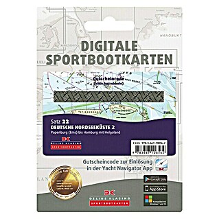 Digitale Sportbootkarte: Satz 22 - Deutsche Nordseeküste 2