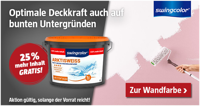 Aktion Swingcolor Arktisweiß