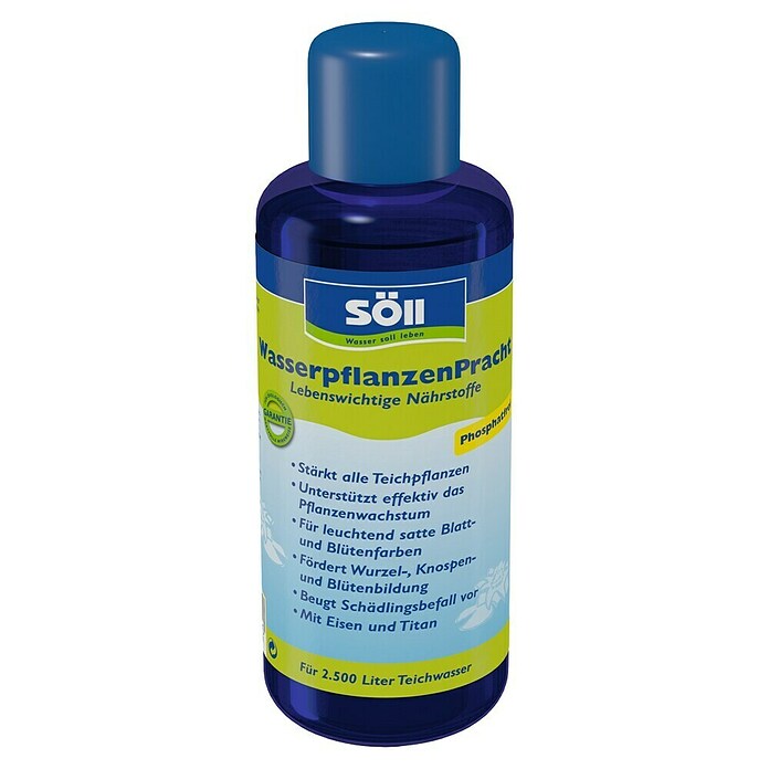 Söll Flüssigdünger Wasserpflanzen Pracht (250 ml, Inhalt ausreichend für ca.: 2.500 l)
