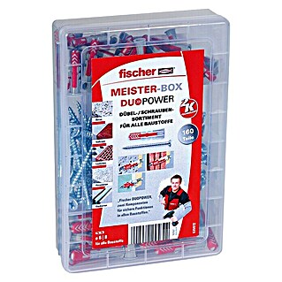 Fischer Meister-Box Schrauben- & Dübel-Set Duopower (Gesamtumfang: 160 -tlg.)