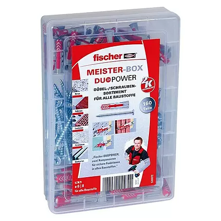 Fischer Meister-Box Schrauben- & Dübel-Set Duopower