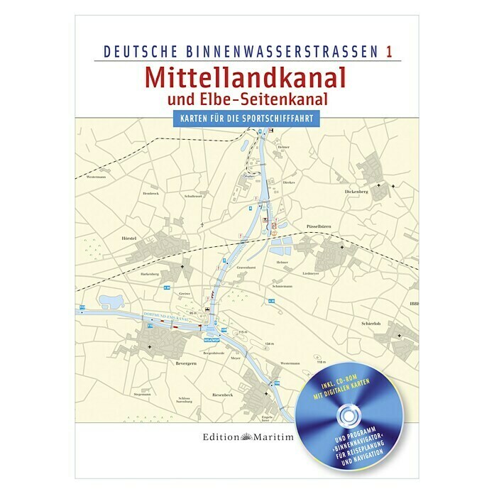 Deutsche Binnenwasserstraßen 1: Mittellandkanal und Elbe-Seitenkanal; Edition Maritim Front View