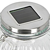 BAUHAUS Solarglas (Mit Lichterkette, IP44, Anzahl LED: 12, Lichtfarbe: Warmweiß)