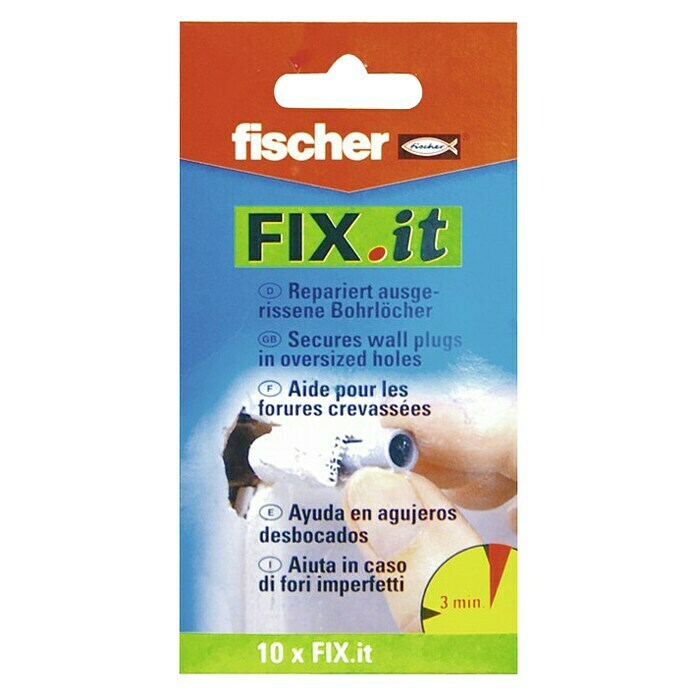 Fischer Reparaturvlies Fix.it10 Stk., Gips Front View