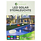 LED-Solarstein (Weiß, L x B x H: 36 x 50 x 19,5 cm) | BAUHAUS