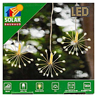 BAUHAUS Solar-feestverlichting Firework (Lengte: 3,4 m, Led)