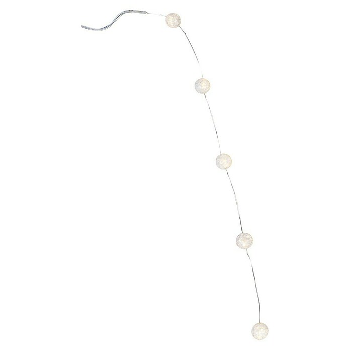Globo Led-feestverlichting (Binnen, 20 lampen, Kabellengte: 1,9 m, Wit, Kogel)