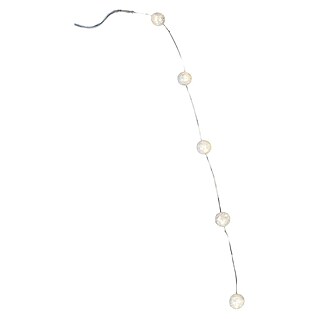 Globo LED-Lichterkette Venuto (Innen, Kabellänge: 1,9 m, Weiß, Rund)