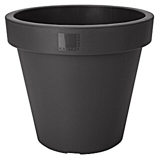 Bloempot 60 cm (Buitenmaat (Ø x h): 60 x 52 cm, Antraciet, Kunststof)