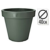 Bloempot 40 cm (Buitenmaat (Ø x h): 40 x 35 cm, Groen, Kunststof) | BAUHAUS