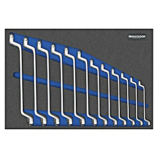 Matador Tool System Doppelringschlüssel-Satz (12 -tlg., Schlüsselweite: 6 - 32 mm)