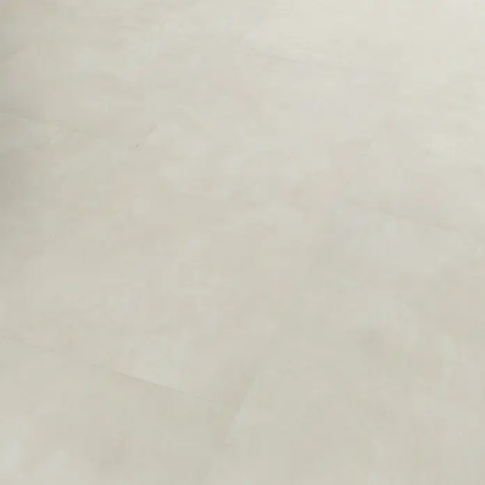 Star Clic Vinylboden - Assisi, Fliese, 605 x 304,8 x 5 mm - Nahaufnahme einer sanften, monochromen Oberfläche, die eine ruhige und minimalistische Ästhetik für modernes Design bietet.