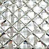 Mosaikfliese Quadrat Crystal XCM SV827 (30 x 30 cm, Weiß, Glänzend)