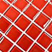 Mosaikfliese Quadrat Crystal Uni CM 4060 (32,7 x 30,2 cm, Rot, Glänzend)
