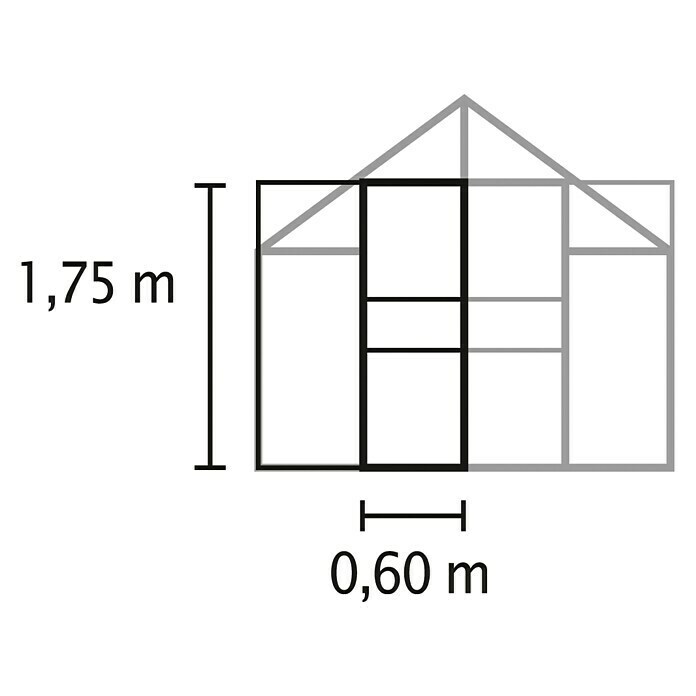 Vitavia Türerweiterung60 x 175 cm, Smaragd Unknown