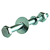 Stabilit Bodenhülsenschraube (M10, Länge: 110 mm, 10 Stk., Verzinkt, Sechskant-Kopf)