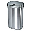 Sensor-Abfalleimer (Fassungsvermögen: 22 l + 28 l, Silber, Halbrund, Edelstahl)