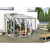 Vitavia Gewächshaus Helena 7000 (2,66 x 2,71 x 2,39 m, Farbe: Weiß, Einscheibensicherheitsglas (ESG))